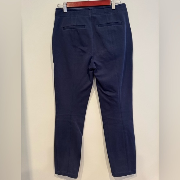 Anthropologie Bryson Tapered Button Fly Ankle Trouser Pants Navy Size 4 - Picture 5 of 9